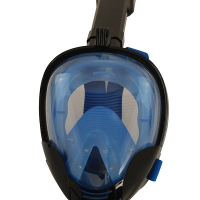 snorkel mask blue